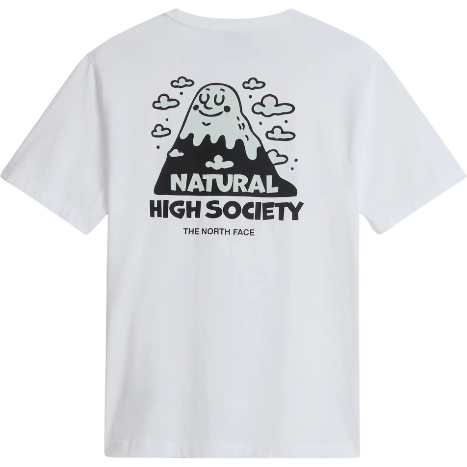 2026 The North Face Natutal High Society T-Shirt NF0A8JPQ - White